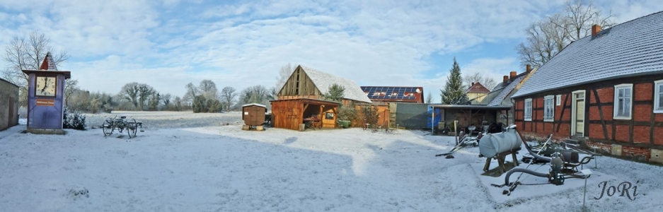 Hof der Heimaststube Dreetz